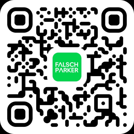 QR-Code zum Download der FalschParker App