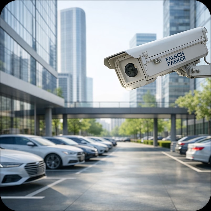 CCTV-Kamera überwacht Ladeplätze rund um die Uhr