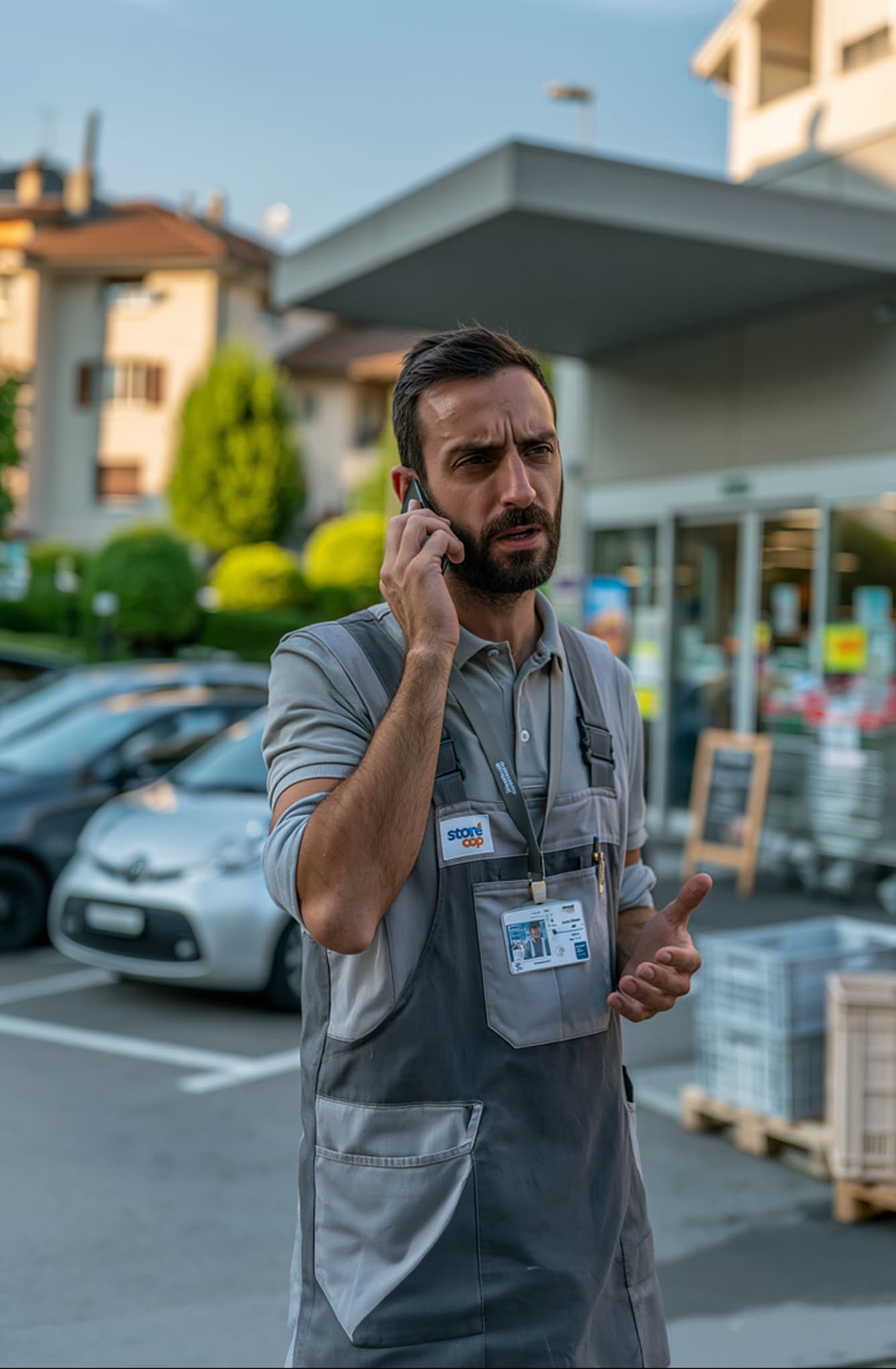 Collaboratore documenta una sosta abusiva per strada